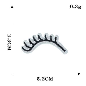 Tribal Style Iron on Embroidery Eyelash Eye Patch for Decoration - Product Image 5