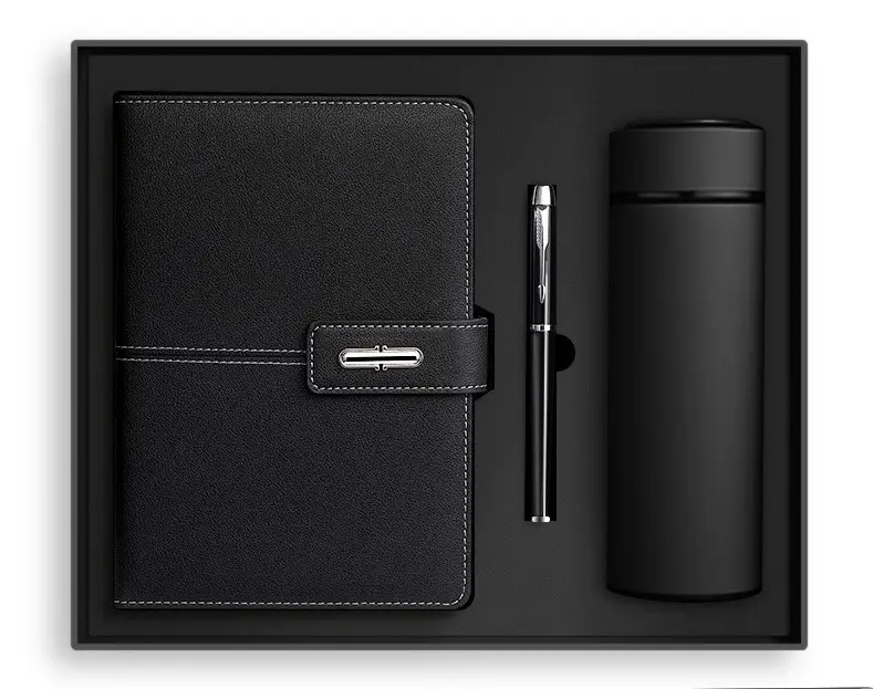 2024 Hot Selling High-end Business Notebook Gift Box Wholesale Thermos Cup Set