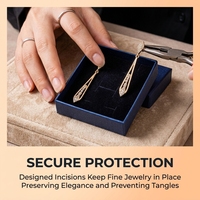 Petite boîte d'emballage pour bijoux, boîte cadeau en carton avec couvercles et coussin noir, idéale pour les boucles d'oreilles, les bracelets et les colliers