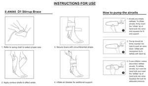 Attelle de cheville gonflable E-Life E-AN065, produits orthopédiques, orthèses de cheville et de <span class=keywords><strong>pied</strong></span> gonflables pour le soutien des fractures - Product Image 5