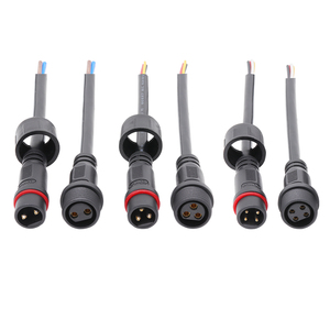 Lámpara LED Cable impermeable M16 2 núcleos 0,75mm Sqm/18AWG Cable de PVC moldeado plástico macho hembra enchufe/conector <span class=keywords><strong>IP</strong></span> - Product Image 5