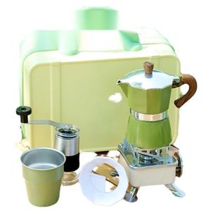 Cafetière espresso personnalisée à poignée en <span class=keywords><strong>grain</strong></span> de bois de style italien, cafetière à moka en aluminium - Product Image 4