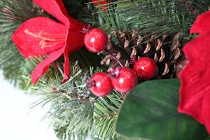 Fábrica personalizada ecológica al revés Navidad Swag flor artificial lágrima Swag - Product Image 3