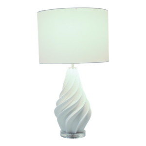 Lampada da Tavolo Decorativa 3D con Base a Spirale, Elemento d'Arredo Moderno per Soggiorno e Casa - Product Image 2