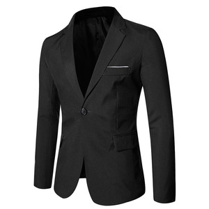 <span class=keywords><strong>Blazer</strong></span> <span class=keywords><strong>Homme</strong></span> Automne Nouveau Style Coréen Professionnel Élégant Décontracté Chic Luxe Léger Simple Boutonnage Perlé 213 - Product Image 1