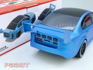 Беспроводная зарядка P338T модель автомобиля BT динамик FM радио/TF/USB стерео супер бас стерео активная игрушка синий зуб динамик - Product Image 2