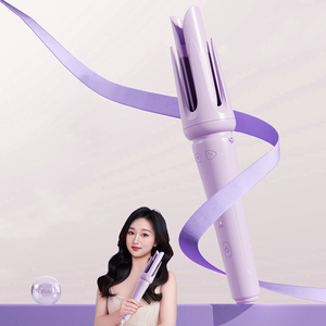<span class=keywords><strong>Fer</strong></span> <span class=keywords><strong>à</strong></span> boucler portable automatique mini, styler <span class=keywords><strong>à</strong></span> vapeur violet <span class=keywords><strong>pour</strong></span> <span class=keywords><strong>cheveux</strong></span> <span class=keywords><strong>bouclés</strong></span>, idéal <span class=keywords><strong>pour</strong></span> les voyages en camping-car - Product Image 4