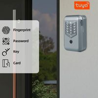 Boîte à clés connectée intelligente en alliage de zinc Kenrone Boîte à clés de stockage de clés à code d'empreintes digitales Tuya