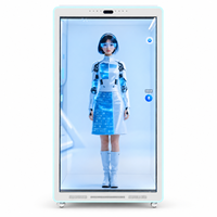 Vitrina Holográfica Transparente HAOCROWN para Presentación de Humanos Digitales en Salas de Exhibición, Centros Comerciales y Vestíbulos Corporativos