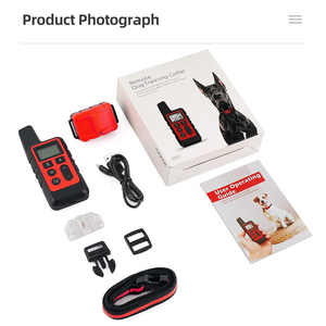Yeni 500 ultrasonik anti <span class=keywords><strong>bark</strong></span> cihaz metre su geçirmez pet uzaktan kumanda şarj titreşim köpek tasması uzaktan kumanda 40% - Product Image 6