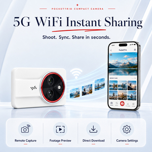 กล้องดิจิตอลวินเทจขนาดกะทัดรัด 5K 64MP พร้อม WiFi ซูม 16 เท่า หน้าจอพลิกได้ ออโต้โฟกัส เหมาะสำหรับการถ่ายวิดีโอบล็อก สำหรับนักเรียนและผู้เริ่มต้น - Product Image 3