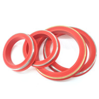 Joints d'étanchéité Red Fig 1502 avec anneaux anti-extrusion en acier inoxydable et en laiton