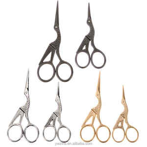 Forbici Vintage in Lega con Motivo Floreale, Forbici <span class=keywords><strong>da</strong></span> <span class=keywords><strong>Sarta</strong></span> con Fiore di Prugno, Forbici Antiche per Cucito e Lavori di Precisione - Product Image 3