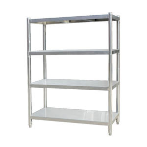 Victory ชั้นเก็บของ4ชั้นสแตนเลส INOX ราคาโรงงานอุปกรณ์จัดเลี้ยงสำหรับโรงแรมและร้านอาหาร - Product Image 1