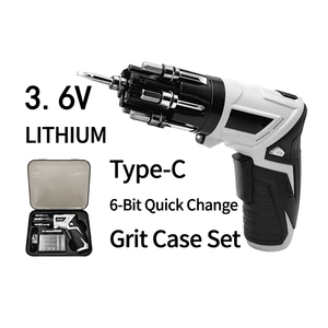 Destornillador eléctrico recargable de 3.6V con batería de litio, interfaz TIPO-C y mango recto tipo pistola. - Product Image 3
