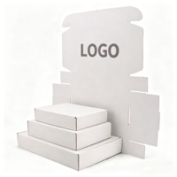 Boîtes d'expédition en carton ondulé recyclé personnalisées avec logo imprimé, emballage en papier kraft, boîtes d'expédition postales