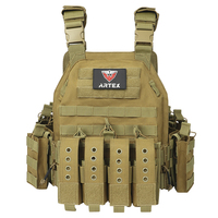 Gilet tactique modulaire à libération rapide pour l'extérieur, système Molle, respirant, pour hommes, gilet d'entraînement, ajustable pour adultes, gilet d'airsoft