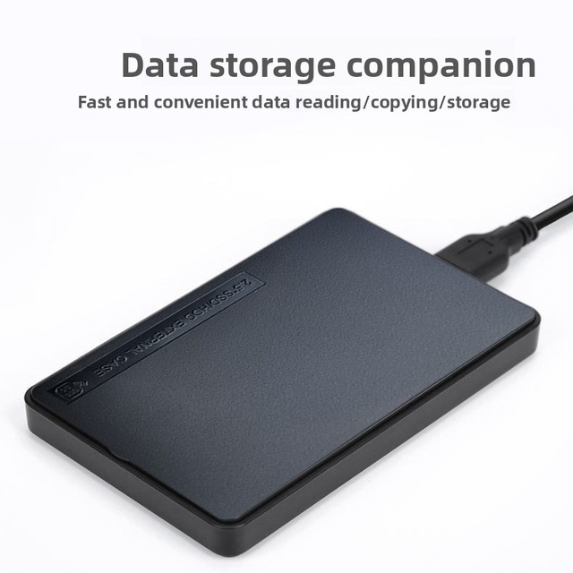 Cross-border OEM 2.5 Inch USB2.0 Serial SATA Notebook Mechanical SSD Solid External Screw-free Mobile Plastic Hard Disk Box
