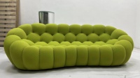 Wohnzimmer komprimiertes 3-Sitzer-Blasensofa für Mall oder Hotel Dropshipping-Sofa Couch