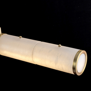 Lámpara Colgante Moderna de Lujo Española de Alabastro, Mármol Blanco, con Altura Ajustable para Sala de Estar o <span class=keywords><strong>Dormitorio</strong></span>, Forma Alargada - Product Image 5