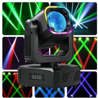 Projecteur LED à tête mobile avec faisceau et stroboscope pour concerts, soirées, discothèques, événements scéniques - Contrôle DMX512
