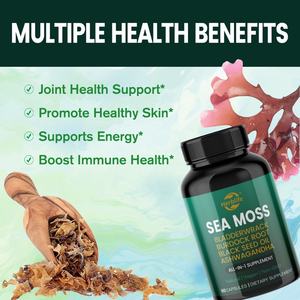 Compléments alimentaires à succès OEM ODM, capsules d'algues marines avec Ashwagandha, Bladderwrack, racine de bardane - Product Image 3