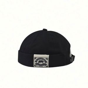 Casquette de baseball sans visière personnalisée en gros pour hommes, réglable - Product Image 4