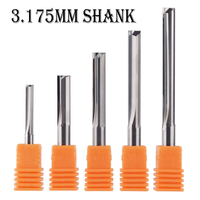 Fraise CNC à fente droite à deux cannelures de 3.175mm pour TTC450 CNC 3018 Pro