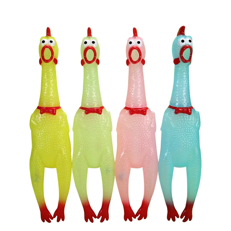 Pet Toy Dog Toys Squeaking Chicken nottilucente Scream Chicken Sounds Pet Chewing flash Toys