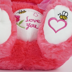 Kustom Logo boneka beruang Teddy raksasa lucu anjing mawar besar lembut uncang sempurna hadiah pesta pernikahan anak-anak mainan grosir - Product Image 6