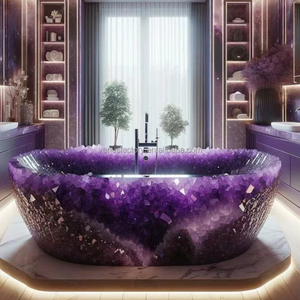 Vasca da <span class=keywords><strong>Bagno</strong></span> Freestanding in Solid Surface, Lussuosa Vasca da <span class=keywords><strong>Bagno</strong></span> in Pietra Naturale per Doccia - Product Image 6