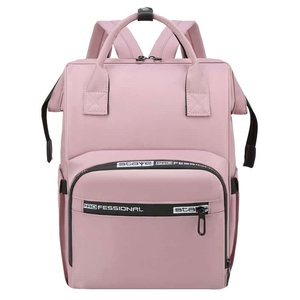 Sac à dos professionnel en nylon avec fermeture éclair, poignée souple, imperméable, forme carrée, pour usage quotidien, sac à dos pour femmes - Product Image 4