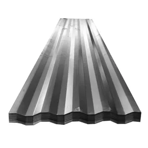 Lámina de acero galvanizado, prerevestida lámina de metal, color galvanizado, para techo, corrugado