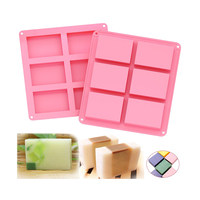 Approvisionnement d'usine Apparence Rose Savon Moule En Silicone pour Savon Artisanal Faisant