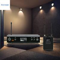 Système de monitoring intra-auriculaire stéréo sans fil 566 - 590 MHz avec connecteur XLR
