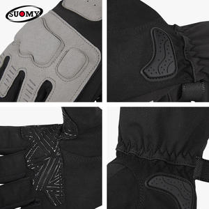 Guantes de Motocicleta Impermeables para Otoño e Invierno con Agarre para las Manos, Mantienen el Calor para Motociclistas, Pantalla Táctil de Dos Dedos, Deportes de Ciclismo - Product Image 4