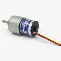 Mini moteur d'engrenage sans balais, moteur à enveloppe, 12V dc