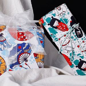 Wholesale 80g Chinese Style Art <b>Paper</b> Tissue 43*300cm Gift Luxury Custom Packaging <b>Wrapping</b> <b>Paper</b> Roll - Product Image 3