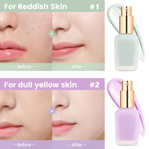 Prebase de Maquillaje Vegana de Marca Privada, Base Hidratante para el Cuidado de la Piel, para Todo Tipo de Piel, Dos Colores, Crema Aislante - Product Image 4