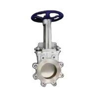 Vanne à vanne de couteau de gaufrette de bride d'acier inoxydable de type pétale de haute performance pour le UseDN50-DN1200 industriel