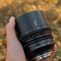 Objectif Cinématographique 7Artisans 25mm 35mm 50mm T1.05 APS-C pour Sony E Canon R RF Fuji X M4/3 Leica Sigma Panasonic L