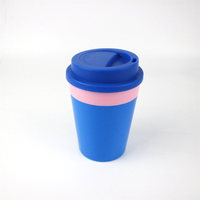 Tasse à café en plastique réutilisable givrée double couche de 12oz personnalisée