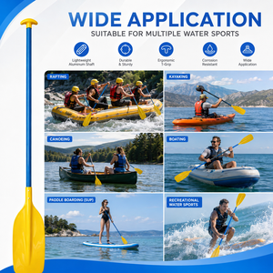 ไม้พายอลูมิเนียมพร้อมด้ามจับ PP Blade T Grip น้ำหนักเบา สำหรับเรือคายัค เรือแคนู แพยาง และกีฬาทางน้ำ เช่น <span class=keywords><strong>SUP</strong></span> - Product Image 6