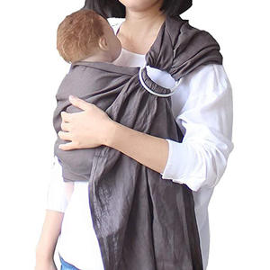 Nuovo <span class=keywords><strong>Marsupio</strong></span> Porta Bebè Multifunzionale in Cotone e Lino Tinta Unita, Stile Frontale, Certificato EN, <span class=keywords><strong>con</strong></span> Struttura in Alluminio - Product Image 5