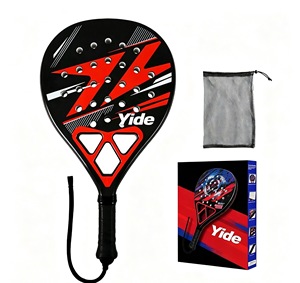 Raqueta de Pádel con Gran Rebote, Marco de ABS y Fibra de Vidrio, Raqueta de Entrenamiento, Raqueta Deportiva Familiar para Actividades al Aire Libre - Product Image 6