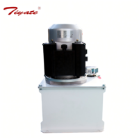 Mini-unité de commande hydraulique montée sur banc avec corps de réservoir peint en blanc pour circuits légers et travaux d'échantillonnage