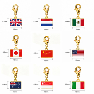 LUOYUNE Colgantes <span class=keywords><strong>de</strong></span> Bandera Nacional <span class=keywords><strong>de</strong></span> Alta Calidad, Impermeables y Modernos, Personalizados para Todos los Países, Unisex, <span class=keywords><strong>de</strong></span> Acero Inoxidable con Baño Electrolítico - Product Image 4