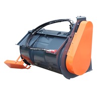 Godet mélangeur à béton de haute qualité pour chargeuse compacte – Godet de mélange de ciment pour projets de construction à petite échelle