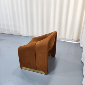 JM Modern Minimalist Fabric <b>Lounge</b> <b>Chair</b> Oversized Full Padding Wide Headrest Living Room Furniture - Product Image 3