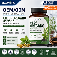 Huile d'origan en gommes Qualité supérieure Ingrédients naturels Qualité alimentaire pour adultes Fournisseur direct d'usine OEM/ODM Vente en gros